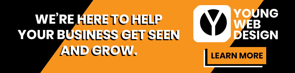 Young Web Design advertisement